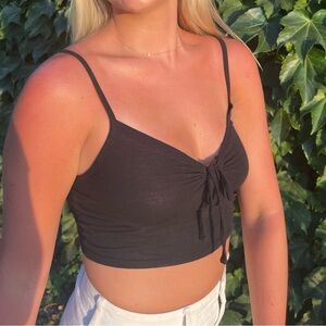PacSun Black Camisole Crop Top